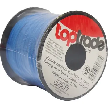 Toptrade Šňůra zednická PE, O 1,7 mm / 50 m, modrá