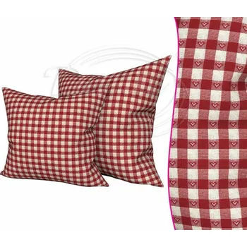 Dekorativní polštářek Dante Kanafas se srdíčky,50x50