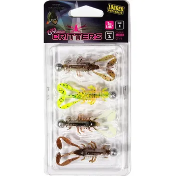 Nástraha SADA GUM FOX RAGE UV MICRO CRITTER MIXED PACK
