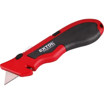 Pracovní nůž Nůž kovový s výměnným břitem, 19 mm, 4ks náhradních břitů EXTOL (8855001)