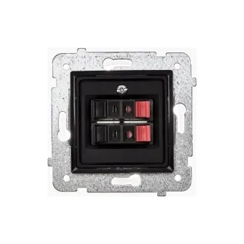 Elektrická zásuvka Zásuvka do zdi Polmark černá