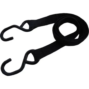 Upínací popruh Gumicuk plochý 25 mm s S-háky, 2 m