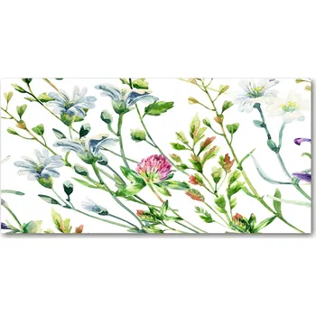 Obraz Panel do kuchyně Divoké květiny 140x70 cm + LEPIDLO