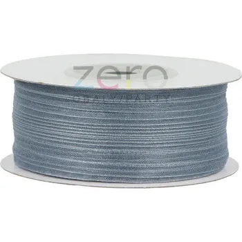 Stuha Stuha šifónová 0,3 cm x 100 y - sv. šedá
