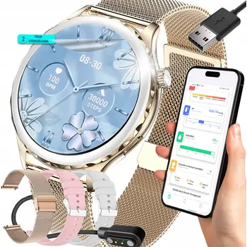 Hodinky Chytré Hodinky Smart-Trend Chytré Hodinky damski F029 STŘÍBRNÝ stříbrný