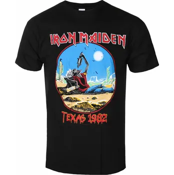 Oblečení a móda Tričko metal pánské Iron Maiden - The Beast Tames Texas BL - ROCK OFF - IMTEE110MB - XXL