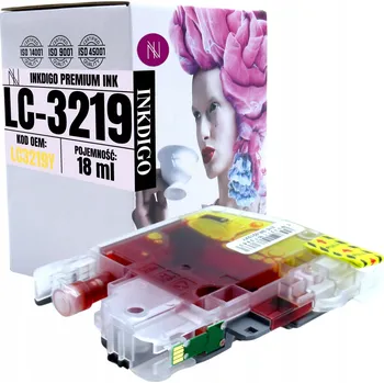 Žlutá inkoustová kazeta Inkdigo pro tiskárny Brother