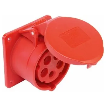 Elektrická zásuvka Elektrická Zásuvka hermetická Pce červená