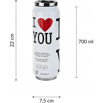 Termohrnek Termohrnek 700ml - I Love You