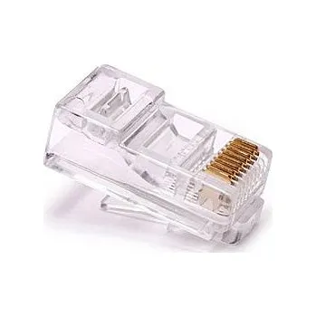 Konektor Konektor RJ45 KAT5E Průchozí pro Drát, Koncovka