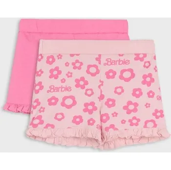 Dívčí oblečení Sinsay - Sada 2&nbsp;kraťas Barbie - růžová - 836DY-30X - 836DY-30X-98