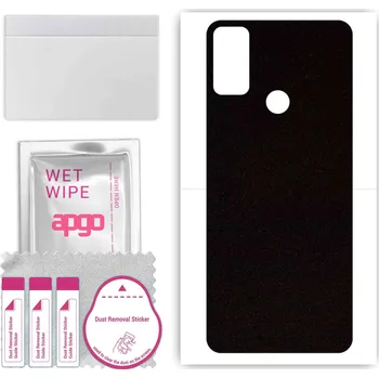 Pouzdro na mobilní telefon Fólie / Ochranná fólie s imitací semiše na ZÁDA pro TCL 20E - Semišový plyš