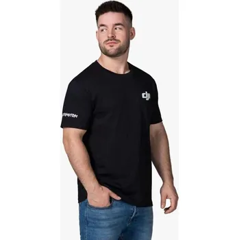 Pánské tričko DJI Triko černé - logo - S