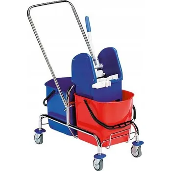 Úklidový vozík Servisní úklidový vozík se dvěma vědry 2x15L