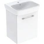GEBERIT Selnova Square Skříňka s umyvadlem, kompaktní 50x42x64,9 cm, bílá