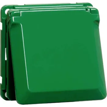 Elektrická zásuvka PEHA by Honeywell 1násobné kompletní sada zásuvka zelená 632311 1 ks