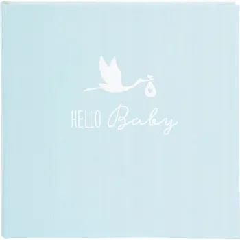 Fotoalbum Album na fotografie k vlepování, 60 bílých stran, Pro chlapečka, narození dítěte