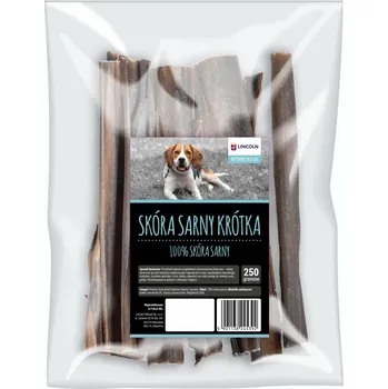 Pamlsek pro psa SRNČÍ KŮŽE PSÍ PAMLSEK KOUSEK NA ŽVÝKÁNÍ 250G