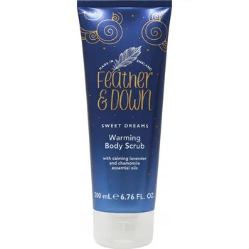 Tělový peeling Hřejivý tělový peeling s prachovým peřím Feather Down 200 ml