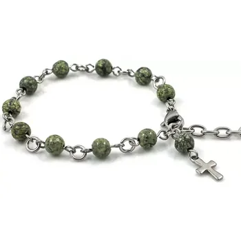 Náramek Náramek desátkový se serpentinitem