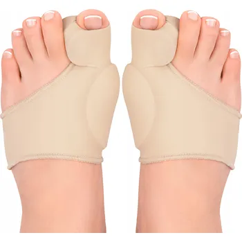 Hallux valgus bandáž Haluto gelová hnědá univerzální 2 ks