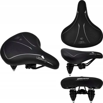 Sedlo na kolo SELLE BASSANO italské cyklistické sedlo - široké komfortní XL provedení