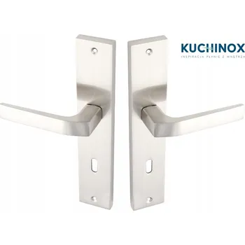 Dveřní kování Interiérová klika Kuchinox Dlouhá, Čtvercová rozeta, Rozeta s otvorem pro klíč