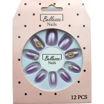 Umělé nehty UMĚLÉ ZDOBENÉ TIPY NA NEHTY - 12 Ks - LD5