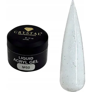 Lak na nehty Gel pro zpevnění nehtů Liquid Acryl Gel 50 CRYSTAL PROFESSIONAL 15 ml