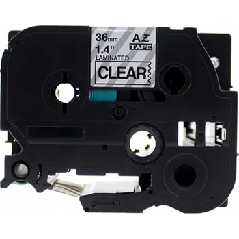 Pásek do tiskárny PÁSKA DO BROTHER TZe-161 36mm PRŮHLEDNÁ TZ-161