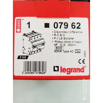 vypínač Proudový chránič Legrand P344