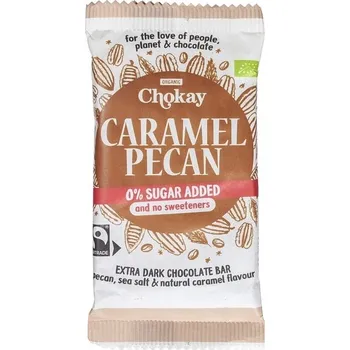 Čokoláda Chokay Čokoláda s karamelem a pekany 70 g bio