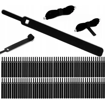 kabelová chránička ORGANIZÉR KABELŮ NA SUCHÝ ZIP SE ZÚŽENÝM KONCEM, 200x12mm, 100 ks (18 m)