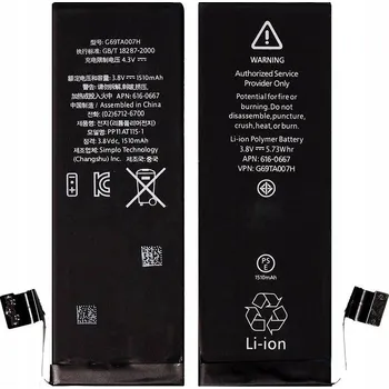 Baterie pro mobilní telefon Baterie pro Apple iPhone 5C SH 1510 mAh