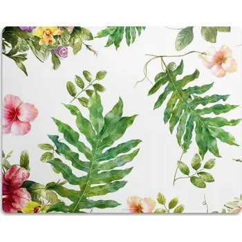 Obraz Voděodolná podložka pod misku s motivem květin 90x60 cm