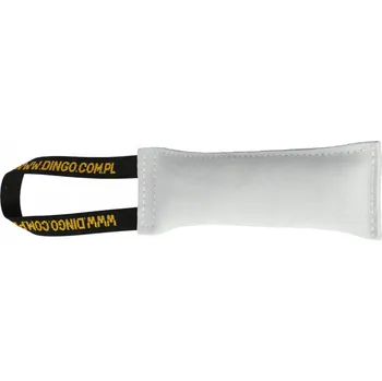 Hračka pro psa HRAČKA PŘETAHOVADLO / KOUSÁTKO Z PŘÍRODNÍ KŮŽE S UCHYTEM 6x25cm DINGO