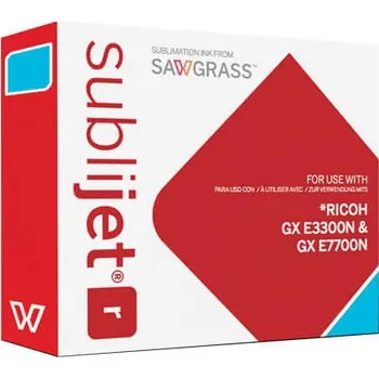 Gelový sublimační inkoust Sawgrass pro Ricoh GXe3300N / GXe7700N SubliJet-R 29ml - cyan/azurová