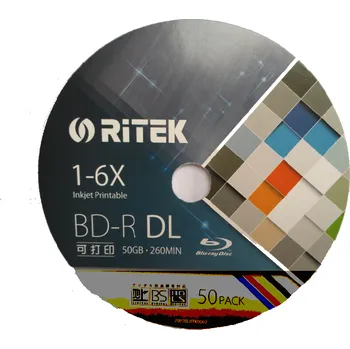 Optické médium Blu-ray disk Ritek BD-R DL 50 GB 1 ks