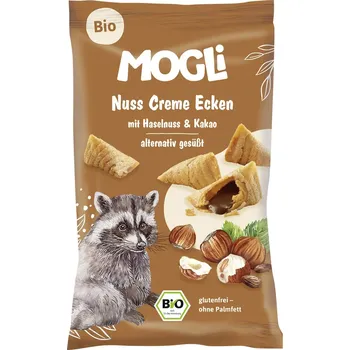 Bonbon MOGLi Pirožky lískooříškový krém 30 g bio