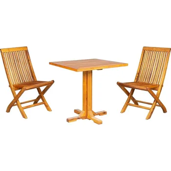 Zahradní sestava DEOKORK Teaková sestava DANTE II PINA