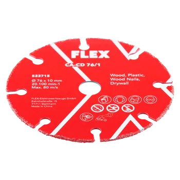 Řezný kotouč FLEX CA-CD 76/1, Řezný kotouč Carbide