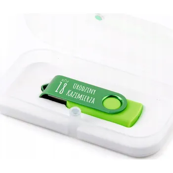 USB flash disk DÁREK K NAROZENINÁM PENDRIVE 32 GB USB 2.0 v krabičce + GRAVÍROVÁNÍ pro jubilanta