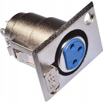 Mikrofon XLR CANON mikrofonní zásuvka samice pro montáž do panelu