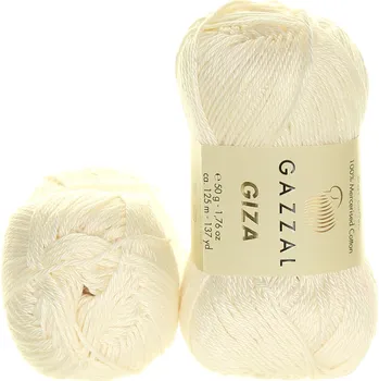 Příze Gazzal Giza 2451 smetanová