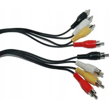 Audio kabel Kabel Lechpol KPO2666-2,4 4x RCA (cinch) - 4x RCA (cinch) 2,4 m