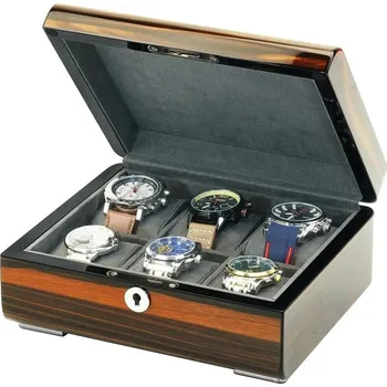 Box na hodinky Rothenschild RS-2432-EB box pro 6 hodinek