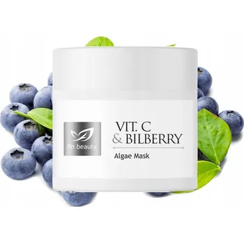 Pleťová maska Fin Beauty Algová maska s vitamínem C a šťávou z černé borůvky 100 g