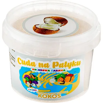 Výrobník cukrové vaty Stroj na cukrovou vatu Cuda na Patyku Kokosový Cukr na cukrovou vatu 100g kyblík S bílý 1 W