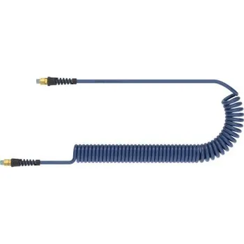 Zahradní hadice PU KROUCENÁ HADICE PUB MODRÁ - 4/6mm, délka 6 m - Otočné AR1/4", 10 bar