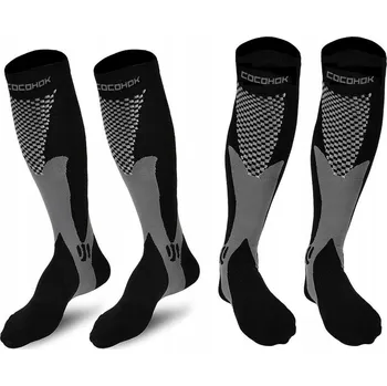 Pánské ponožky Cyklistické Ponožky COCOHOK velikost 35-38, černé